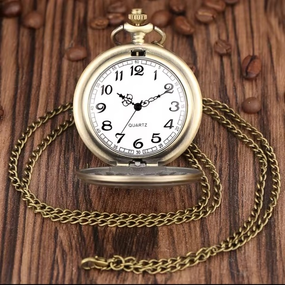 Harry Potter Theme Retro large quartz pocket watch - Picture 2 of 3